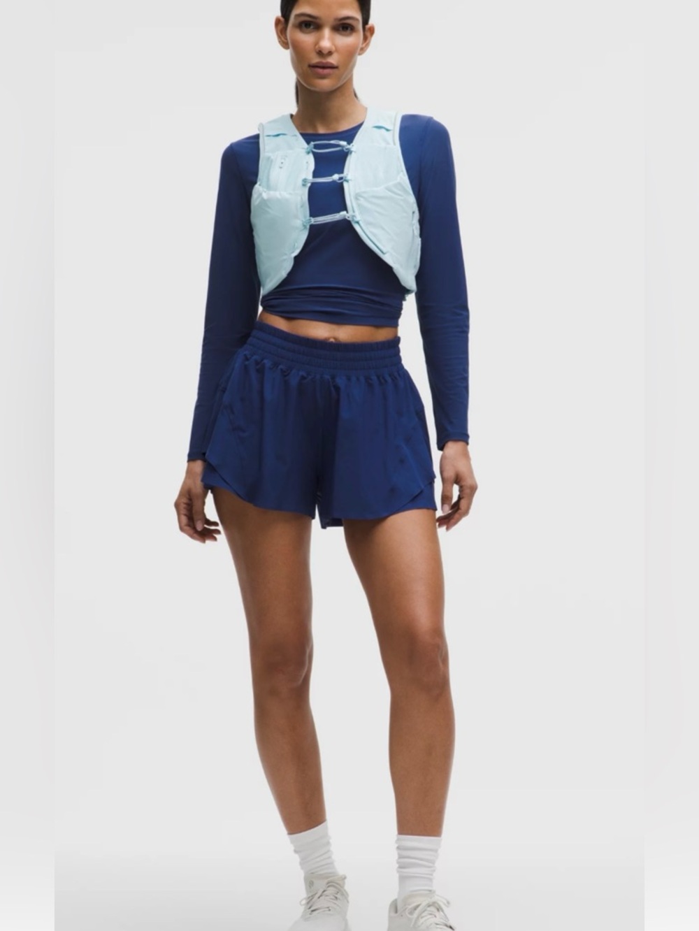 lululemon athletica Navy Blue Shakeout Shorts